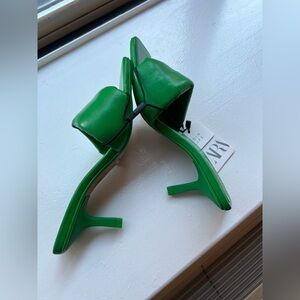 Zara Kitten Heel Sandals